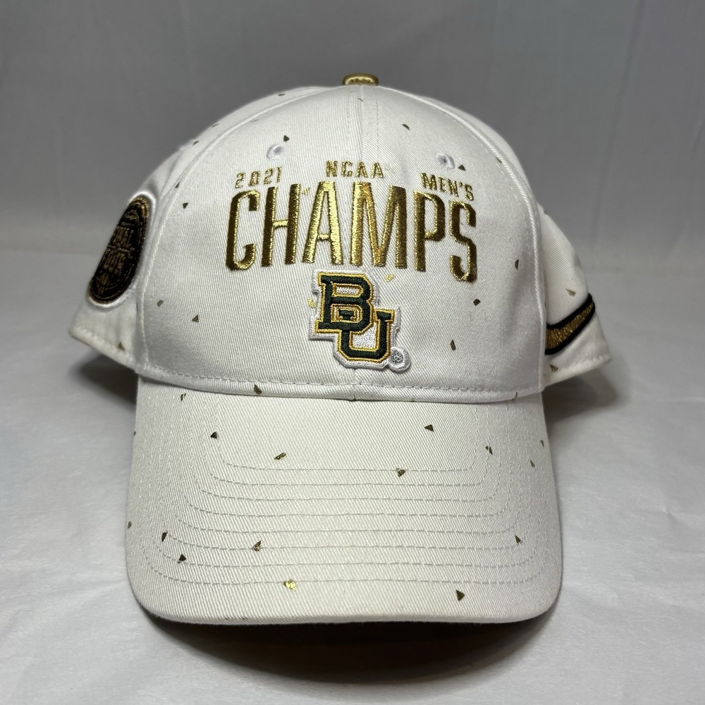 Nike Baylor University BU 2021 NCAA Men's Final Four Champs Snapback Cap Hat